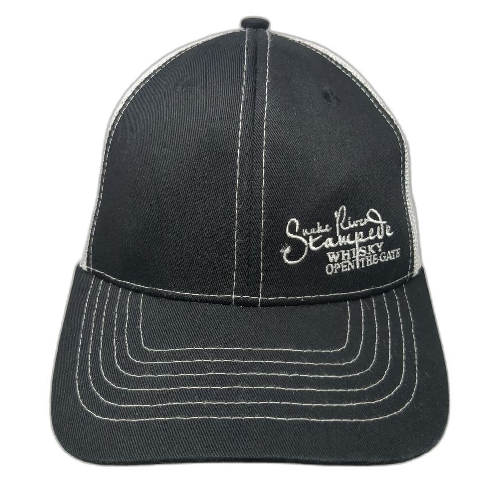 Brewery Branding Co Trucker Hat Black White One Size Snake River Stampede Whisky